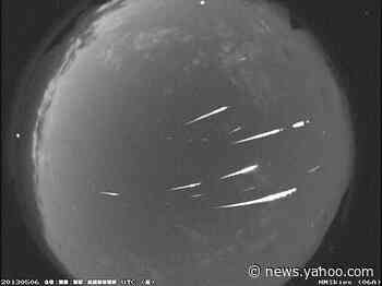 A meteor shower is lighting up the night sky on Cinco de Mayo
