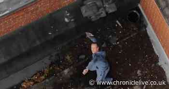 Man sparked rooftop stand-off with police and threw tiles at them