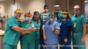 High School Students 3D Print Face Shields for Medical Workers - VOA Learning English