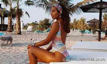 Pregnant Rochelle Humes pines for a beach break as she shares stunning swimsuit-clad throwback snap