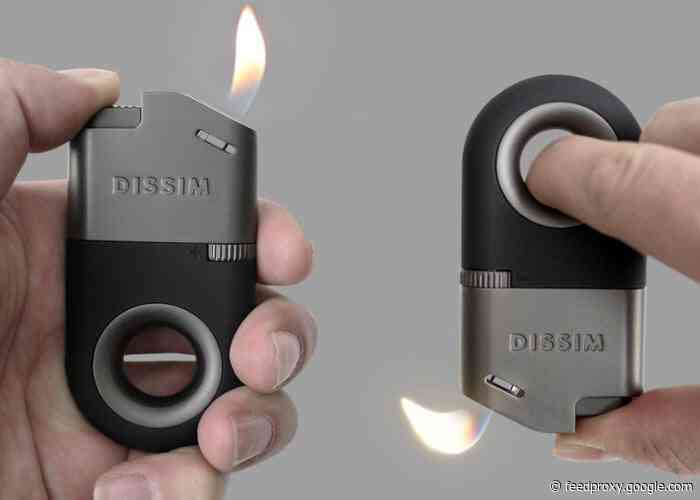 Innovative DISSIM inverted lighter works in any orientation