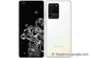 Cloud White Samsung Galaxy S20 Ultra 5G launched