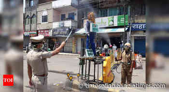 Nagpur entrepreneur sponsors sanitisation of red zone police station - Times of India