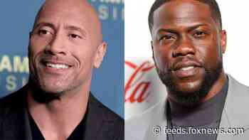 Dwayne 'The Rock' Johnson jokes that fans are 'bigger than Kevin Hart' while accepting Kids' Choice Award