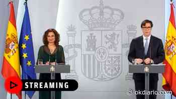 Coronavirus: Comparecencia de Salvador Illa y María Jesús Montero, streaming en directo - OKDIARIO