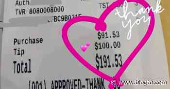 Customer surprises Toronto restaurant with $100 tip on takeout order - blogTO