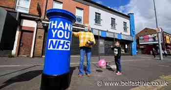 Royal Mail unveils blue 'Thank You NHS' postboxes across the UK - Belfast Live