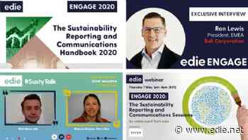 Innocent, Toast Ale, World GBC and more to feature in edie's ENGAGE Week