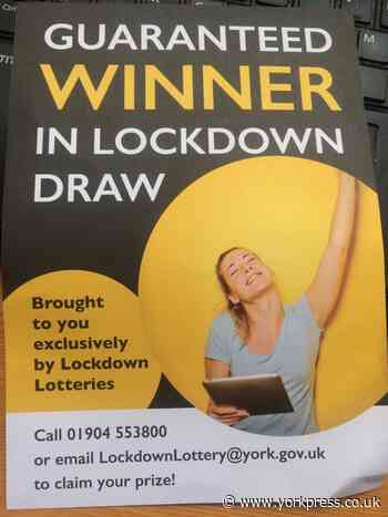 Council tells York residents how to claim prize in 'lockdown lottery'