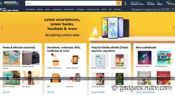Amazon, Flipkart, Snapdeal, Paytm Starts Taking Orders for Non-Essential Products, Including Phones, TVs, More