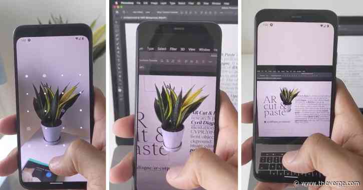 Copy and paste the real world with your phone using augmented reality