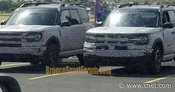 Ford Bronco Sport showed off its different grilles during a Wendy's break     - CNET