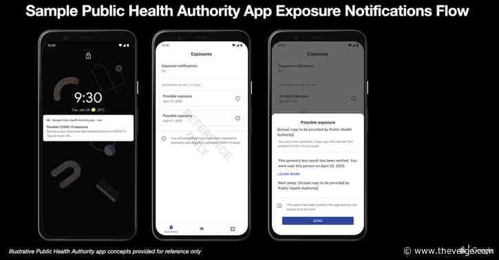 Apple and Google show what their exposure notification system could look like