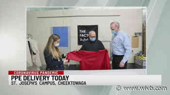 Catholic Health delivers new reusable gowns to St. Joseph Campus