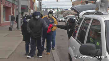 PPE giveaway held at Broadway Market on Monday