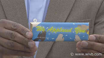 Mayor Brown & Fowler’s Chocolates delivery sweet treats to frontline workers