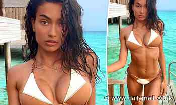 Victoria's Secret model Kelly Gale causes a stir with optical illusion nude bikini