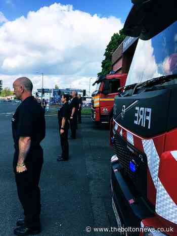 Bolton firefighters remember crew members who have died - The Bolton News
