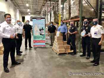Stinger Chemical donates 1,000 bottles of hand sanitizers to Houston Fire Department - Chron