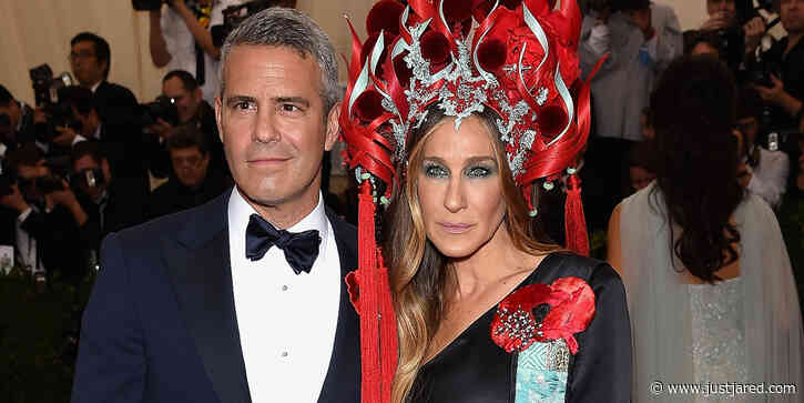 Met Gala Dates Sarah Jessica Parker & Andy Cohen Visit Each Other on the First Monday of May