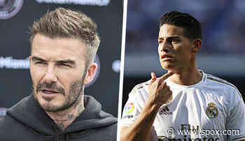Real Madrid: David Beckham will James Rodriguez zu Inter Miami in die MLS holen - SPOX.com
