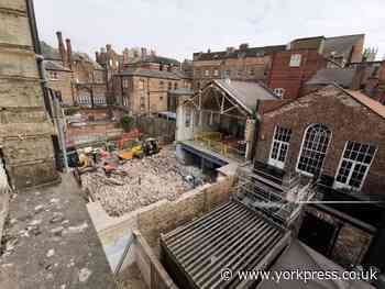 Guildhall redevelopment work continues through lockdown