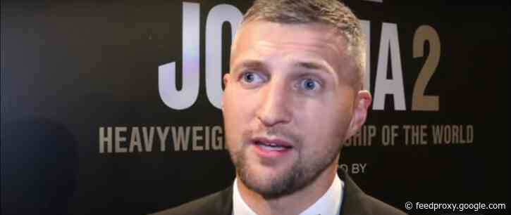 Anthony Joshua responds to Carl Froch’s complaining about P4P list