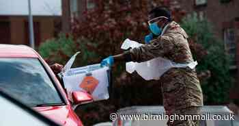 Merry Hill car park transformed into coronavirus test centre