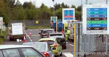 Drivers out in force as Northumberland tips reopen