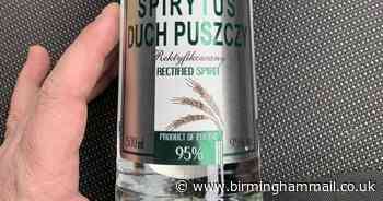 Warning issued over 95 per cent alcohol with no label on sale in UK