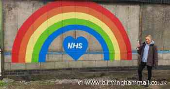 Huge NHS rainbow unveiled near Tamworth and Sutton Coldfield