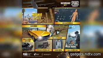 PUBG Mobile 0.18.0 Update Brings Changes to Miramar Map, New Features, and More