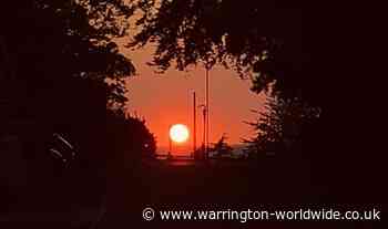 Another stunning sunset over Warrington at Hill Cliffe - Gary Skentelbery