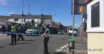 Police cordon off road after 'serious incident'