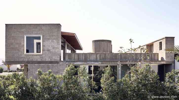 Textile House in Peru by Ghezzi Novak has concrete walls informed by woven fibres
