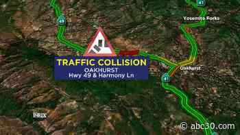 Highway 49 near Oakhurst closed after logging truck overturns