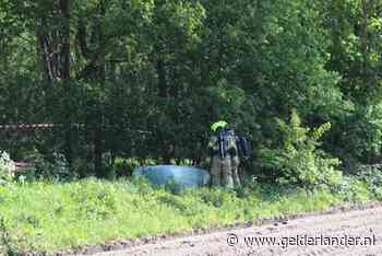 Mogelijks drugsafval gevonden in Lunteren, deel vloeistof weggelekt