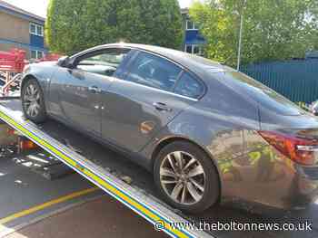 Car seized in Halliwell after driver found with no insurance