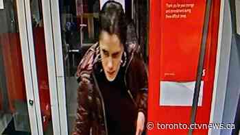 Warrant issued for woman who allegedly wiped saliva on Toronto ATM