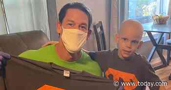 John Cena makes surprise visit to 7-year-old with stage 4 cancer