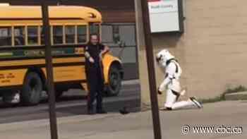 This stormtrooper attracted the wrong kind of force as Star Wars promotion goes wrong