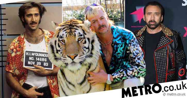 Nicolas Cage loves playing wild characters so he’s more than ready to take on Tiger King Joe Exotic