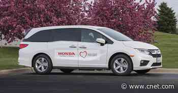 Modified Honda Odyssey minivans deployed in Detroit aid coronavirus response     - CNET