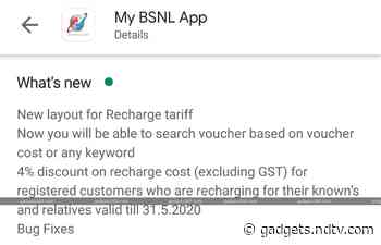 BSNL Joins Airtel, Jio, Vodafone Idea to Offer Benefits for Recharging Other People’s Prepaid Accounts