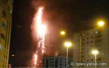 High-rise 48-storey tower catches fire in UAE