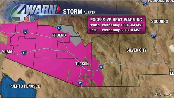 Wednesday’s high temperature could break a record, and arrive a month earlier than average.