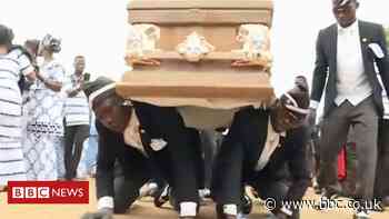 Coronavirus: Ghana's dancing pallbearers become Covid-19 meme