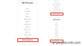 Poco M2 Pro Spotted on Xiaomi India’s RF Exposure Page With Redmi Note 9, Mi 10, Hinting at India Launch: Report