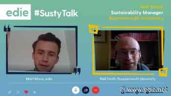 #SustyTalk: Bournemouth University's Neil Smith on sustainable behaviour change during lockdown