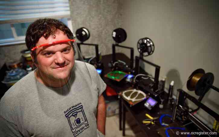 Coronavirus: Cypress engineer turns to 3D printer to help hospitals
